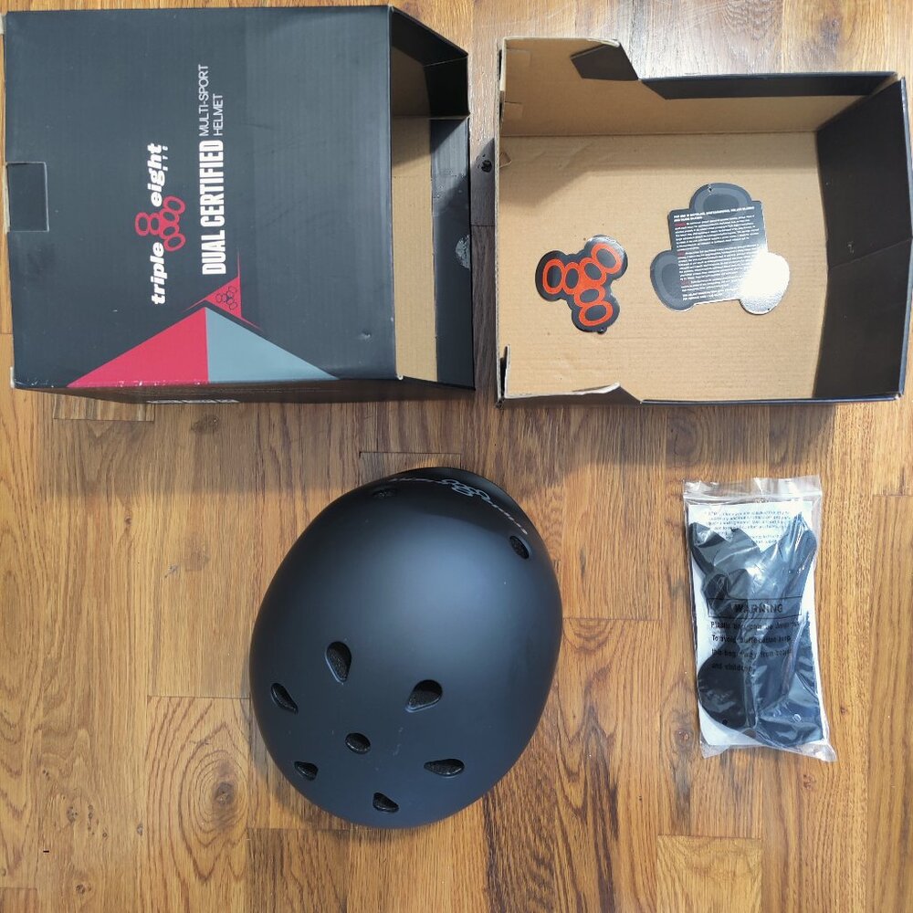 BRAND NEW Triple Eight Dual Certified Multi-sport Helmet